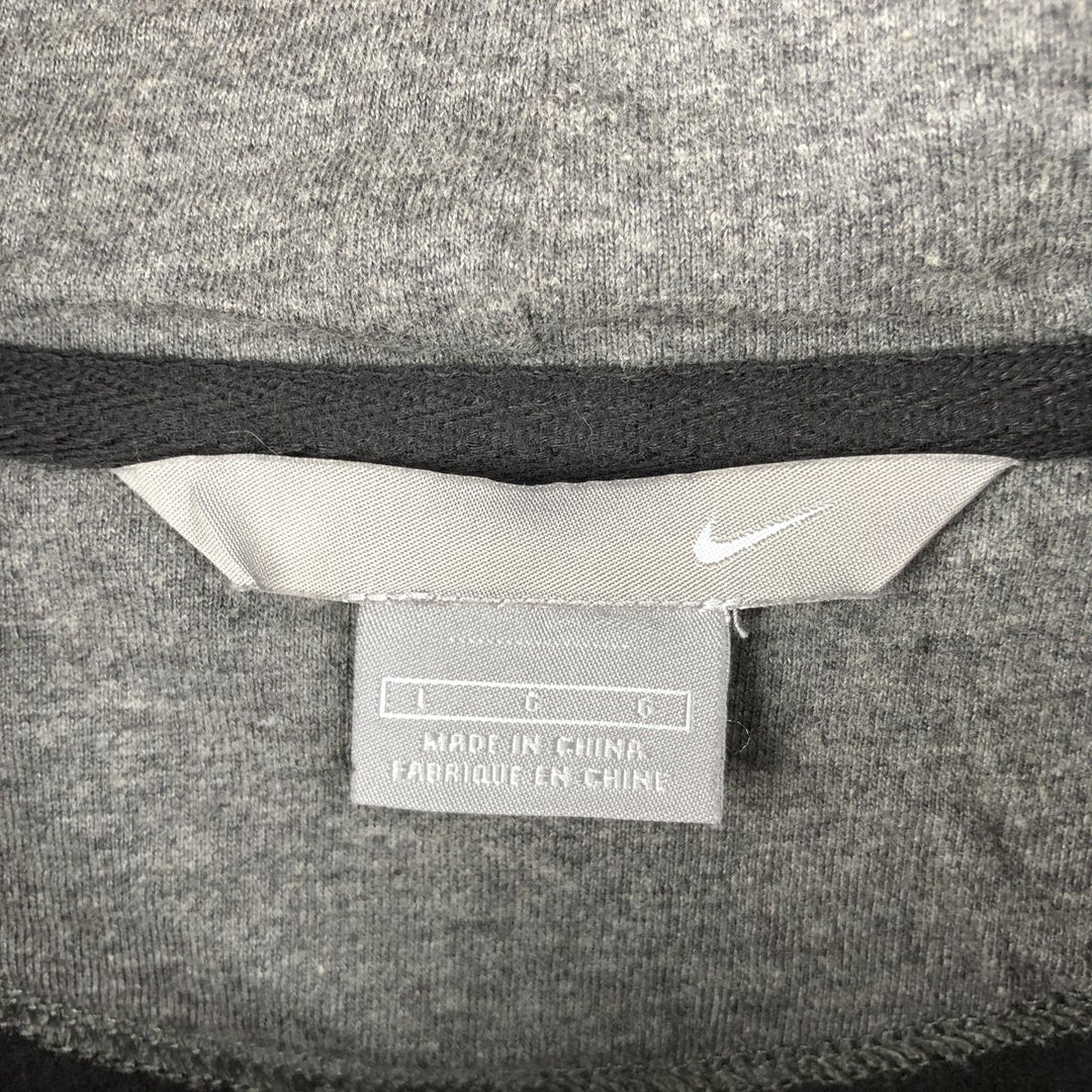 00'S Nike Sweat Full Zip Hoodie Men's L size cotton black type Vintage Second Hand