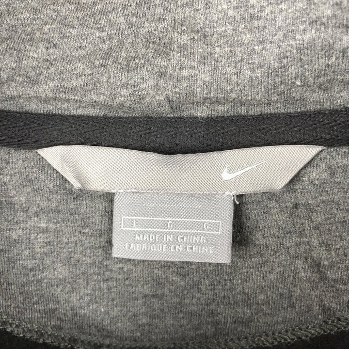 00'S Nike Sweat Full Zip Hoodie Men's L size cotton black type Vintage Second Hand