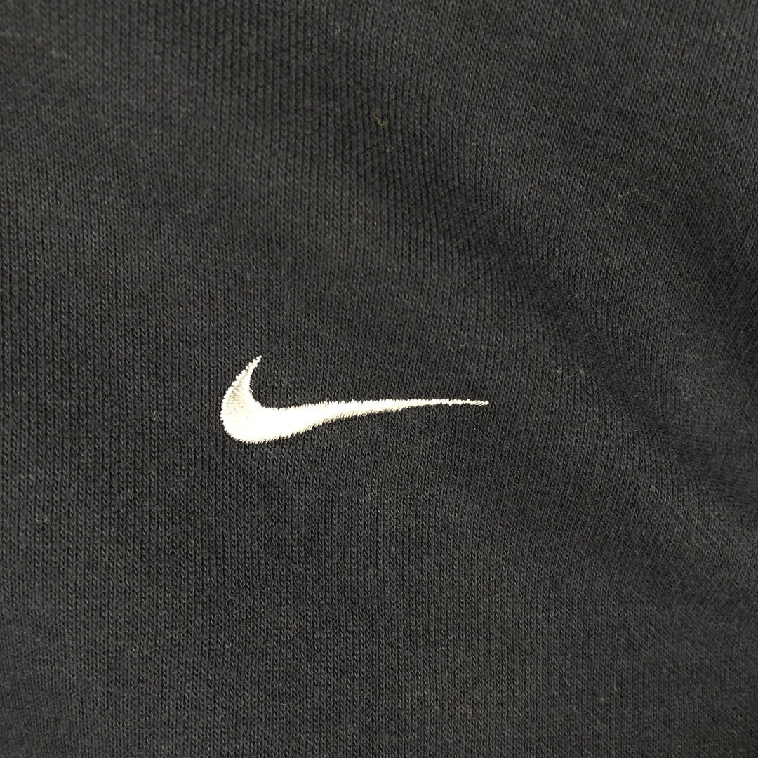00'S Nike Sweat Full Zip Hoodie Men's L size cotton black type Vintage Second Hand