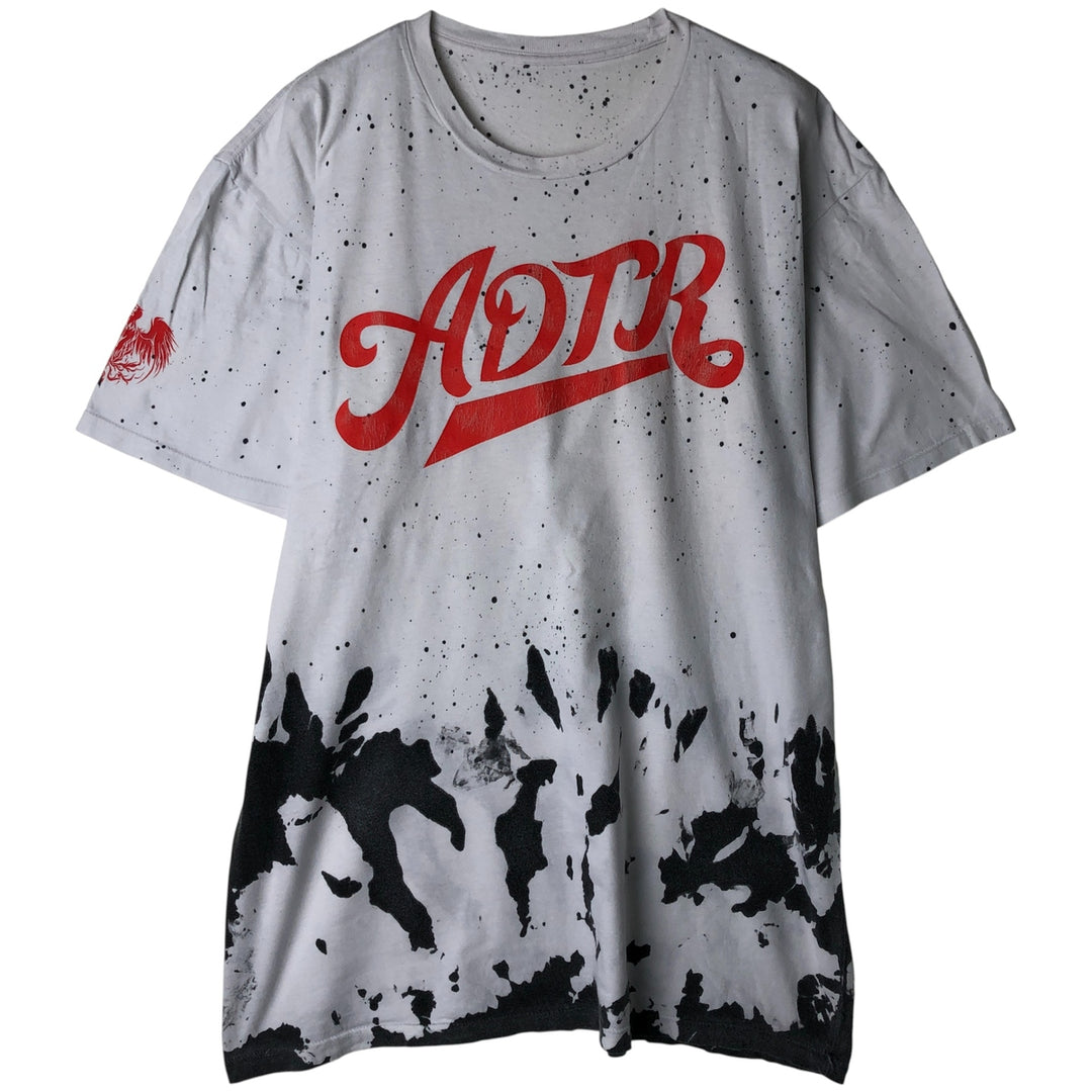 A Day to Remember All-Over Print Band T-Shirt, Men's Size L unclear white type Vintage Second Hand