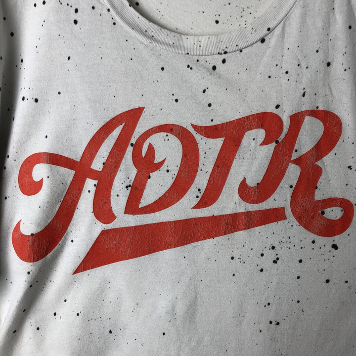 A Day to Remember All-Over Print Band T-Shirt, Men's Size L unclear white type Vintage Second Hand