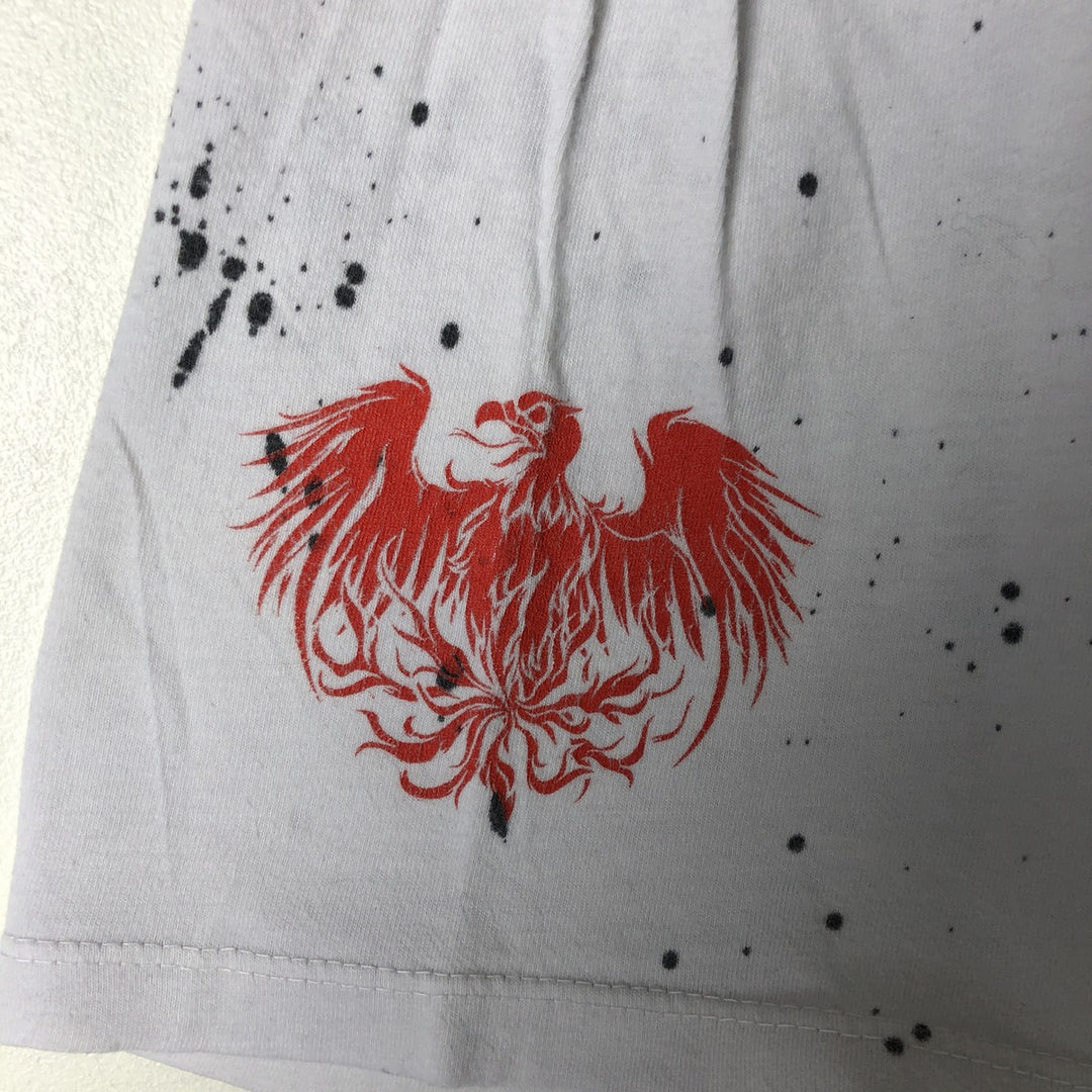 A Day to Remember All-Over Print Band T-Shirt, Men's Size L unclear white type Vintage Second Hand