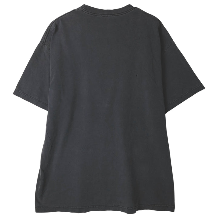 Skull Pattern Print T-shirt, Men's Size L unclear Charcoal Vintage Second Hand
