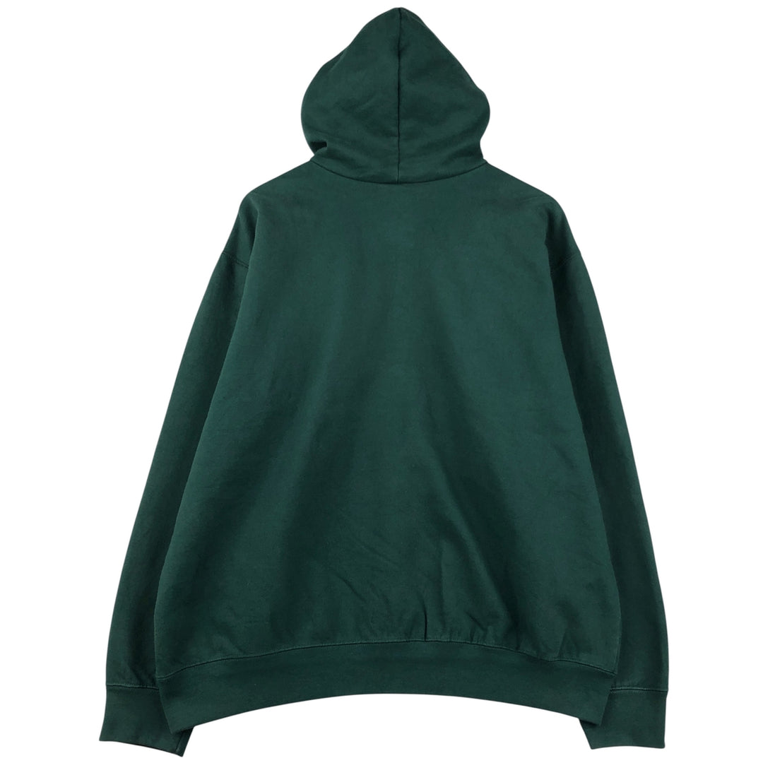 90'S Carhartt pullover sweatshirt, made in the USA, men's size XL, vintage cotton green type Vintage Second Hand