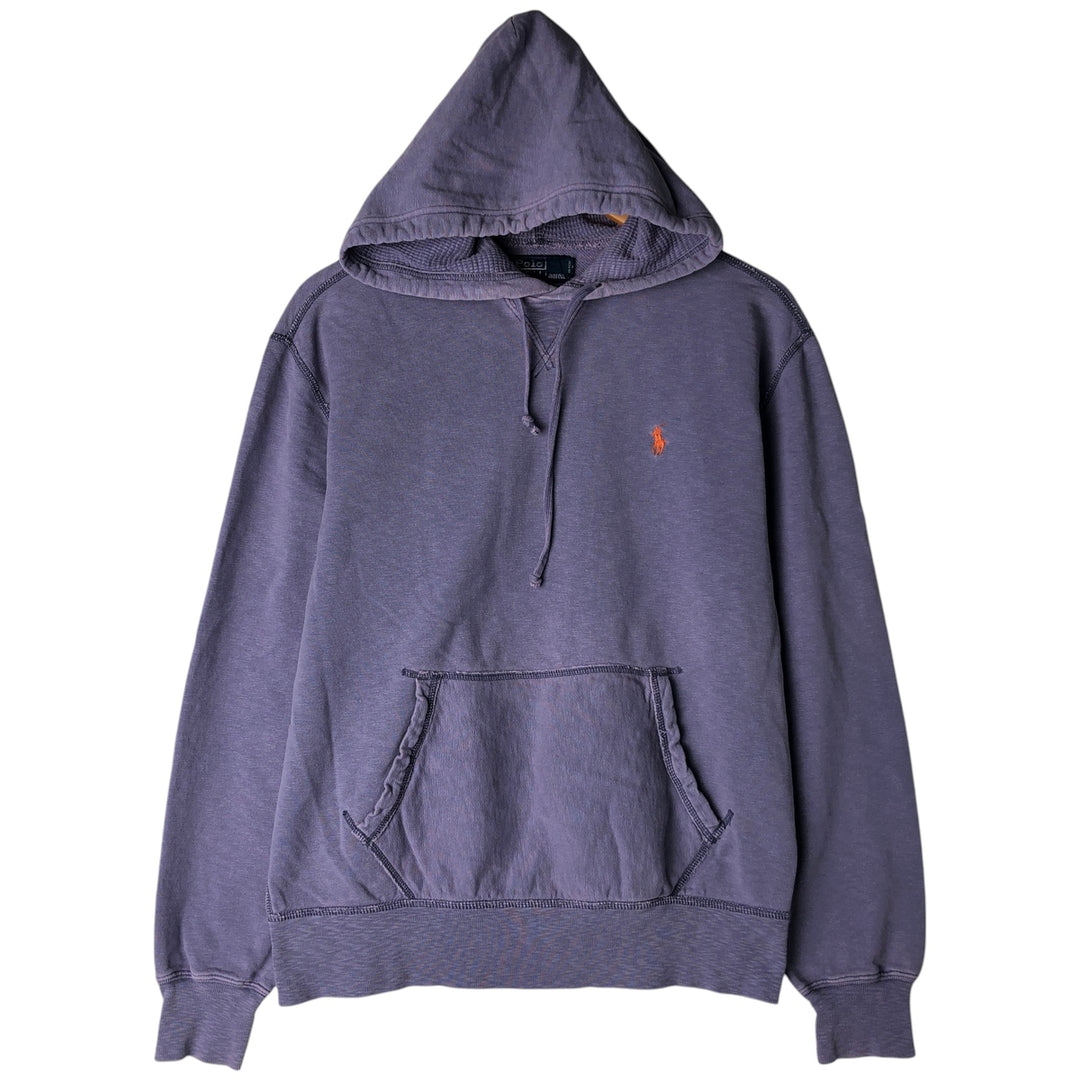 Ralph Lauren POLO by Ralph Lauren Sweatshirt Pullover Hoodie Men's M size cotton purple type Vintage Second Hand