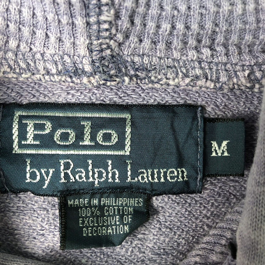 Ralph Lauren POLO by Ralph Lauren Sweatshirt Pullover Hoodie Men's M size cotton purple type Vintage Second Hand