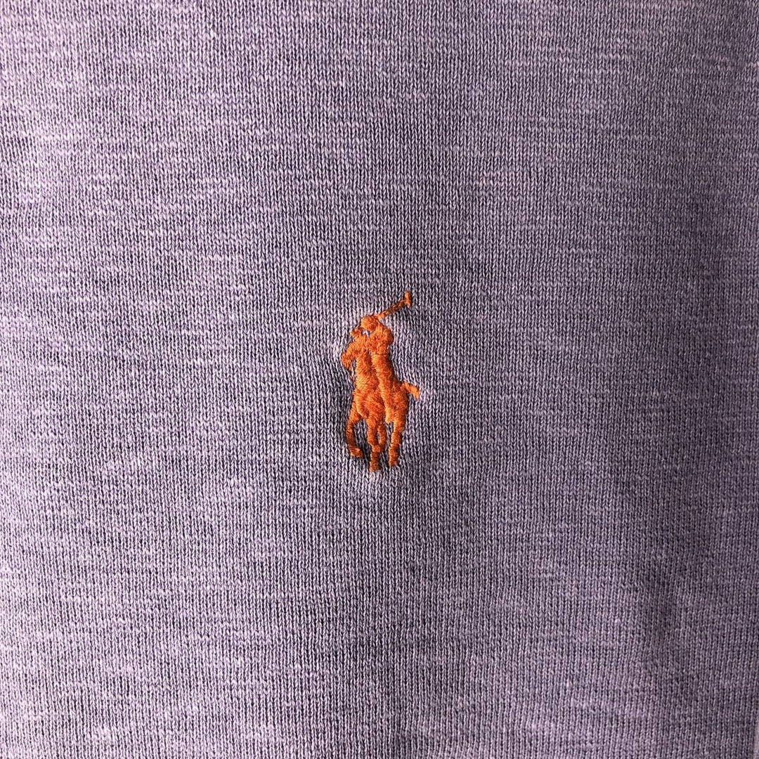 Ralph Lauren POLO by Ralph Lauren Sweatshirt Pullover Hoodie Men's M size cotton purple type Vintage Second Hand