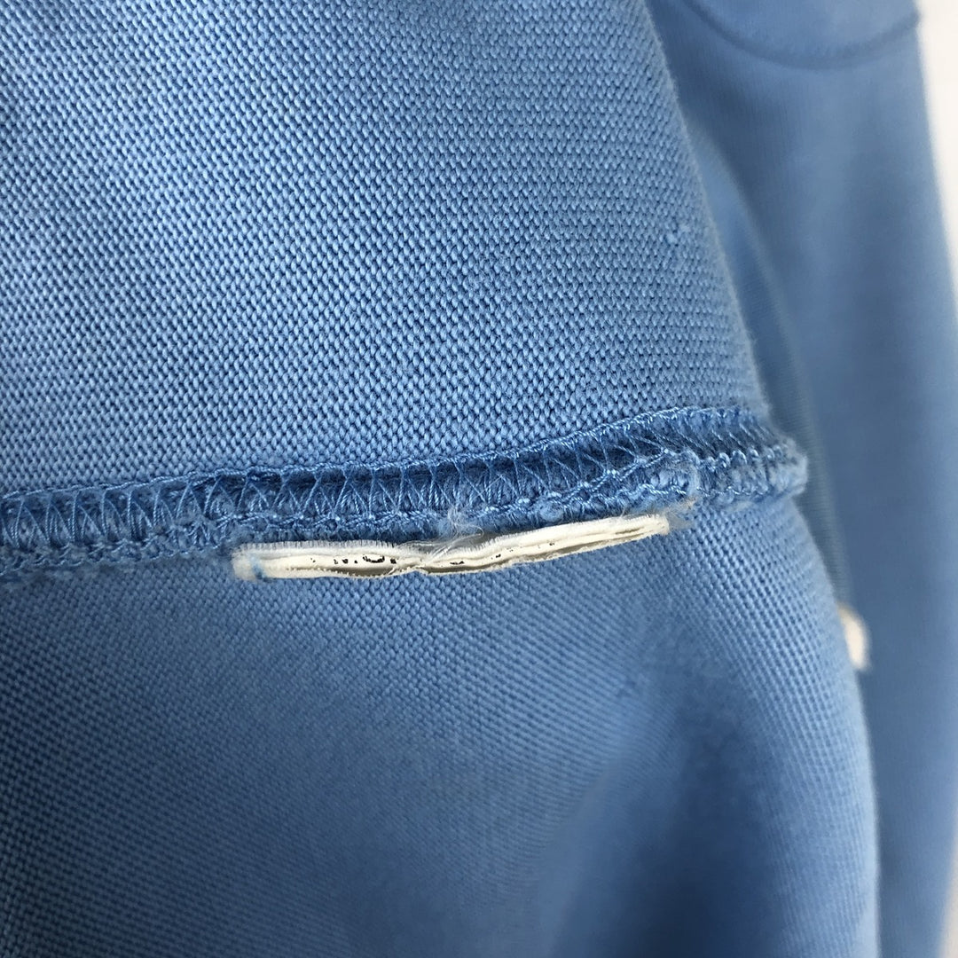 Ralph Lauren POLO by Ralph Lauren long sleeve rugby shirt, men's size L cotton Blue type light blue Vintage Second Hand
