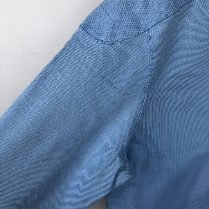Ralph Lauren POLO by Ralph Lauren long sleeve rugby shirt, men's size L cotton Blue type light blue Vintage Second Hand