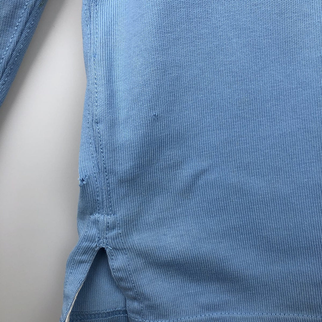 Ralph Lauren POLO by Ralph Lauren long sleeve rugby shirt, men's size L cotton Blue type light blue Vintage Second Hand