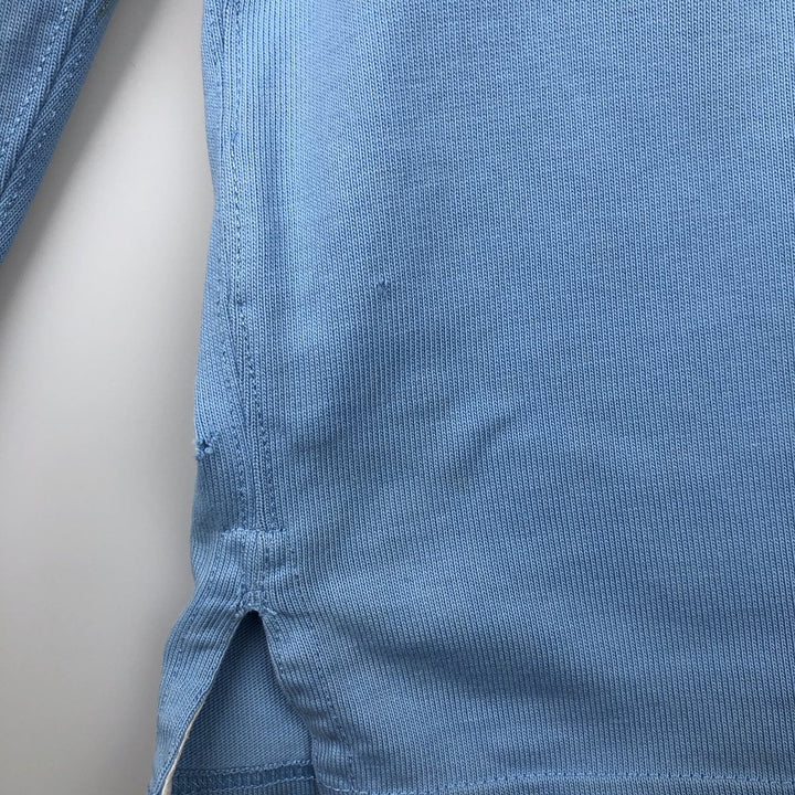 Ralph Lauren POLO by Ralph Lauren long sleeve rugby shirt, men's size L cotton Blue type light blue Vintage Second Hand