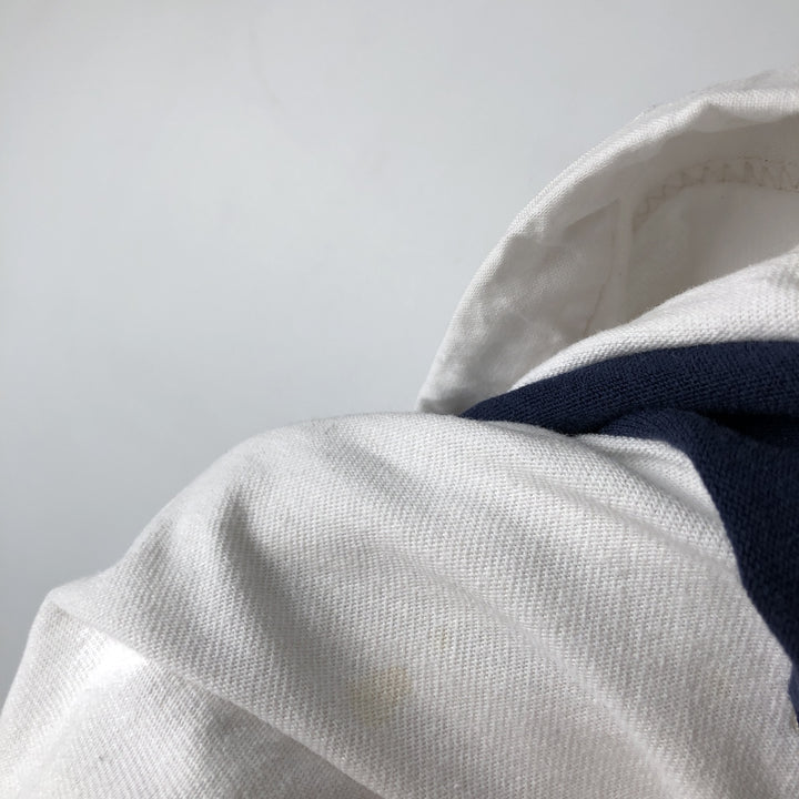 Ralph Lauren POLO by Ralph Lauren CUSTOM FIT Stars and Stripes Long Sleeve Rugby Shirt, Men's Size XL cotton white type Vintage Second Hand