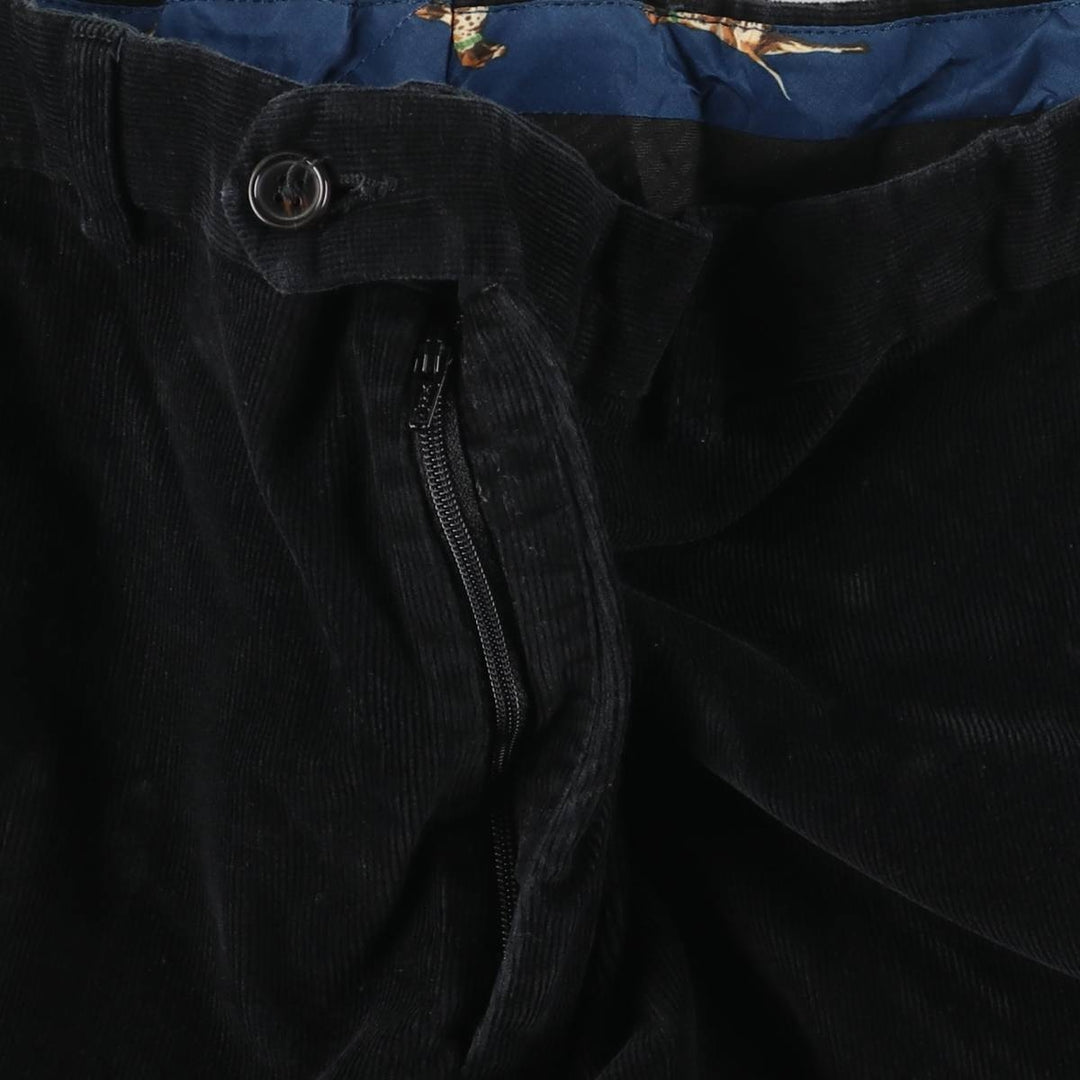 Ralph Lauren Lauren corduroy pants, men's size W37 cotton black type Vintage Second Hand