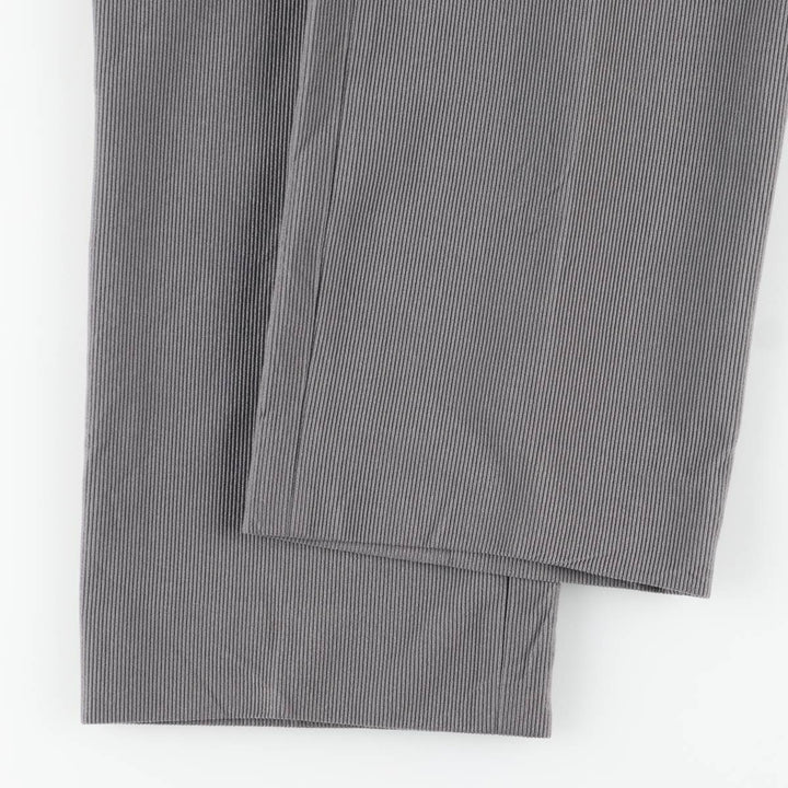 GRAND NATIONAL Men's Corduroy Pants, Size 36 (Zip Fly) polyester gray type Vintage Second Hand