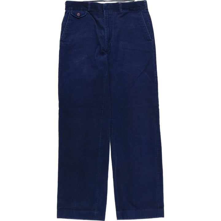 Vintage 70s-80'S Haggar corduroy pants, men's size W32 cotton navy blue type Vintage Second Hand