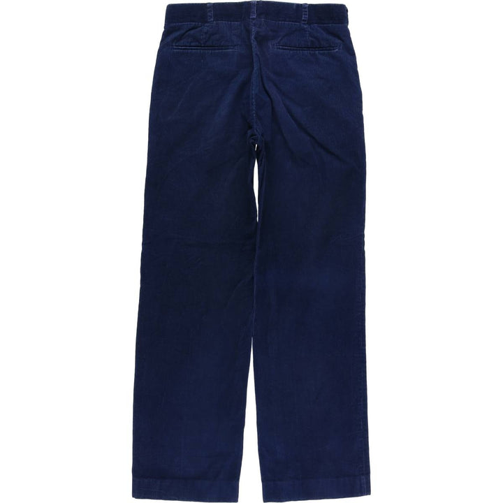 Vintage 70s-80'S Haggar corduroy pants, men's size W32 cotton navy blue type Vintage Second Hand