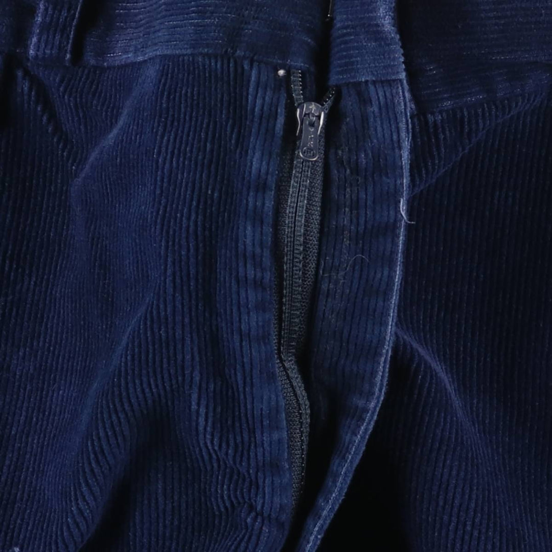 Vintage 70s-80'S Haggar corduroy pants, men's size W32 cotton navy blue type Vintage Second Hand