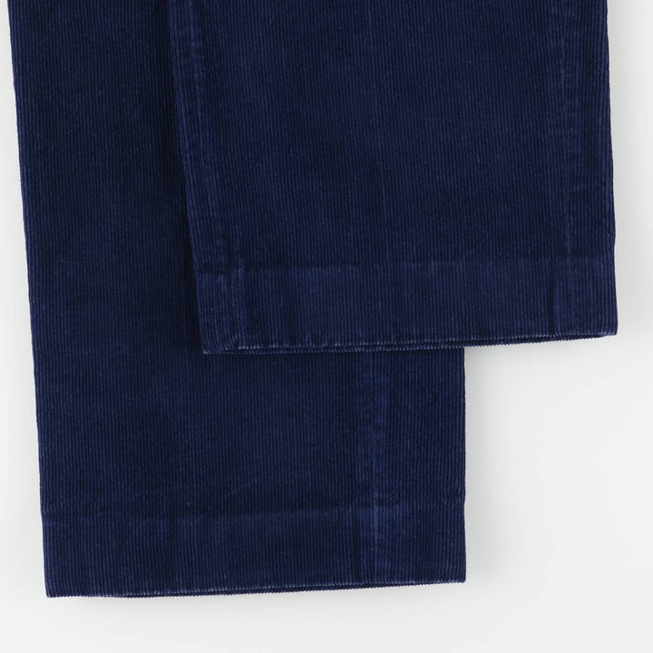 Vintage 70s-80'S Haggar corduroy pants, men's size W32 cotton navy blue type Vintage Second Hand
