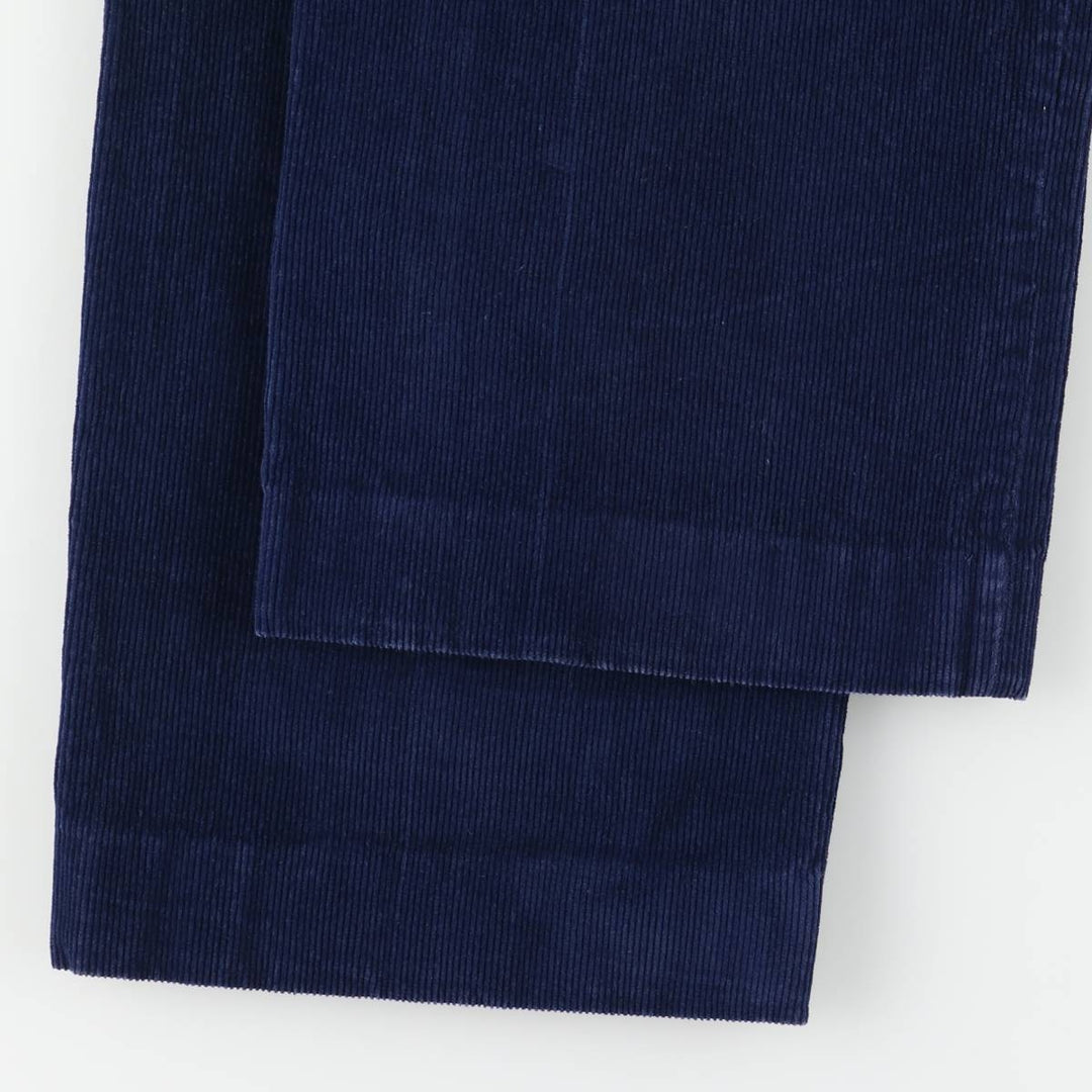 Vintage 70s-80'S Haggar corduroy pants, men's size W32 cotton navy blue type Vintage Second Hand