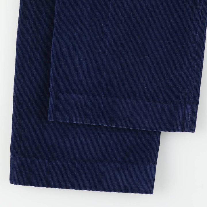 Vintage 70s-80'S Haggar corduroy pants, men's size W32 cotton navy blue type Vintage Second Hand