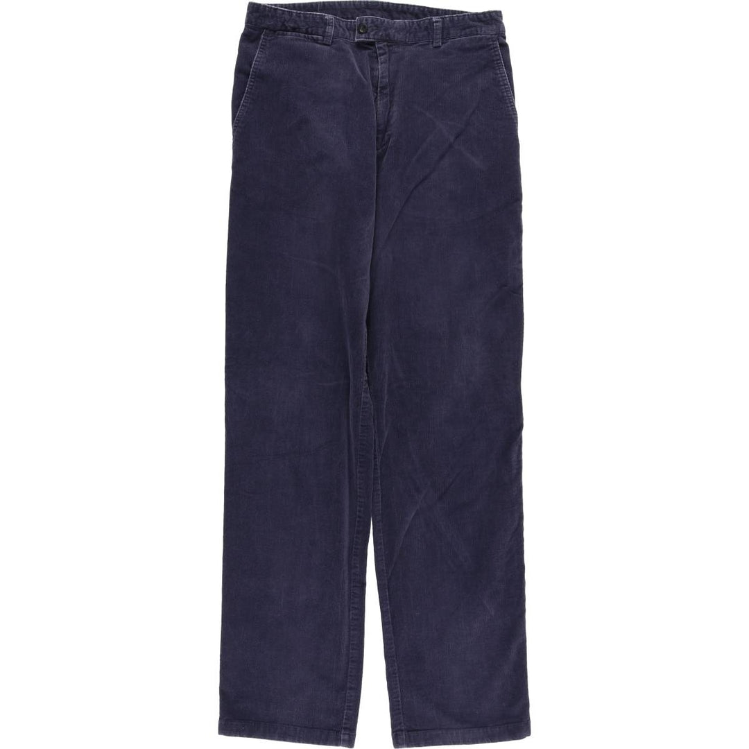 Burberry's Thomas Burberry corduroy pants, men's size W31 cotton navy blue type Vintage Second Hand