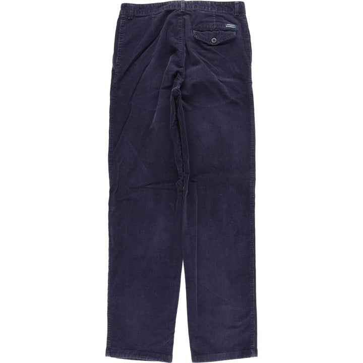 Burberry's Thomas Burberry corduroy pants, men's size W31 cotton navy blue type Vintage Second Hand