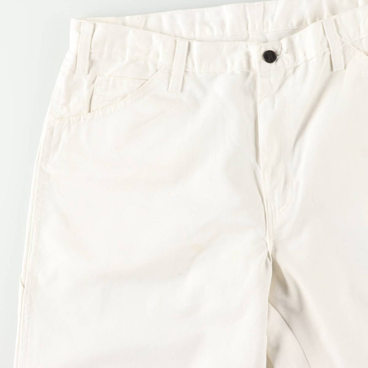 Dickies Painter Pants Men's W37 polyester white type Vintage Second Hand