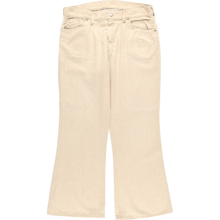 Vintage 1980'S Big Yank work pants, flared pants, men's size W34. unclear Beige type Vintage Second Hand