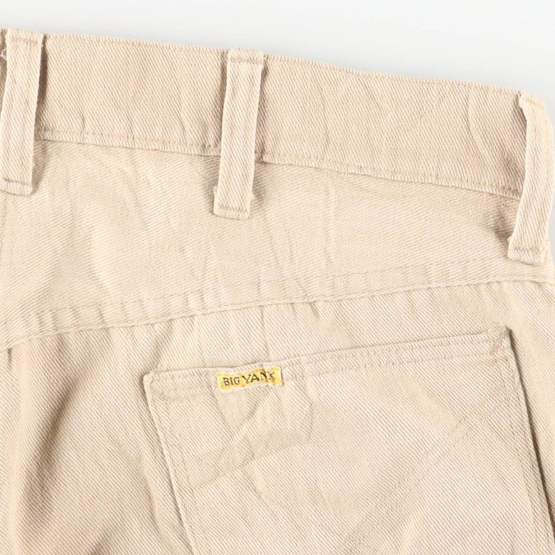 Vintage 1980'S Big Yank work pants, flared pants, men's size W34. unclear Beige type Vintage Second Hand
