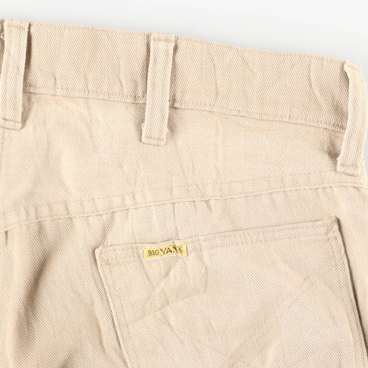 Vintage 1980'S Big Yank work pants, flared pants, men's size W34. unclear Beige type Vintage Second Hand