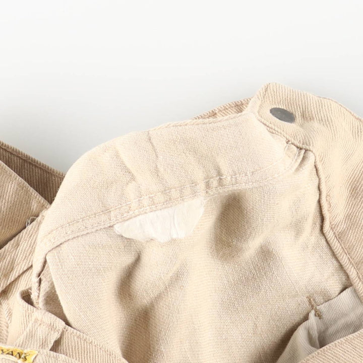 Vintage 1980'S Big Yank work pants, flared pants, men's size W34. unclear Beige type Vintage Second Hand