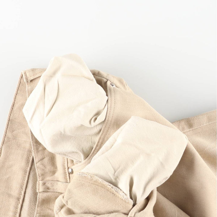 Vintage 1980'S Big Yank work pants, flared pants, men's size W34. unclear Beige type Vintage Second Hand