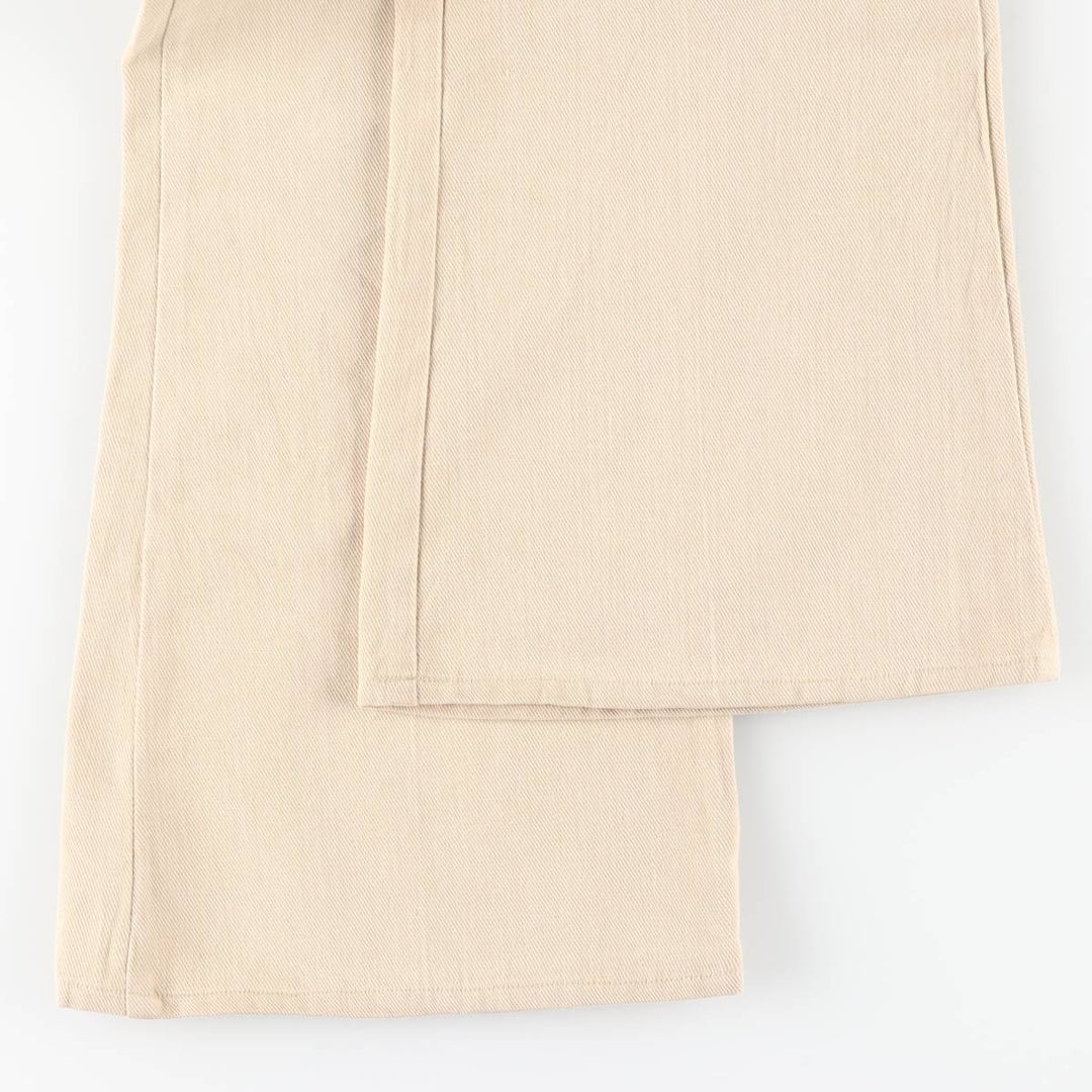 Vintage 1980'S Big Yank work pants, flared pants, men's size W34. unclear Beige type Vintage Second Hand