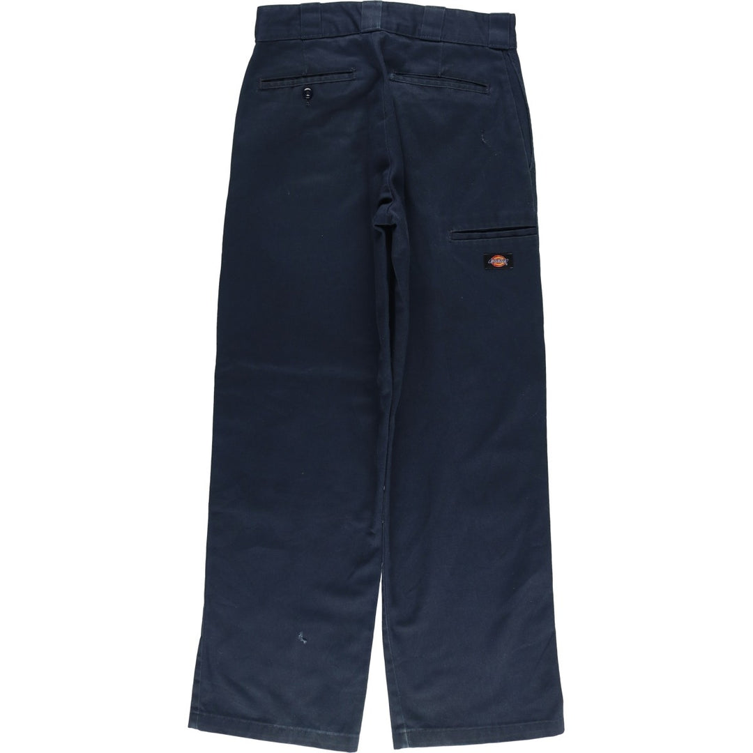 Dickies Loose Fit Double Knee Work Pants Men's W30 equivalent polyester navy blue type Vintage Second Hand