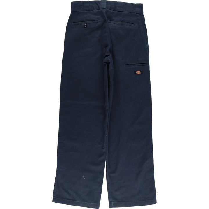 Dickies Loose Fit Double Knee Work Pants Men's W30 equivalent polyester navy blue type Vintage Second Hand