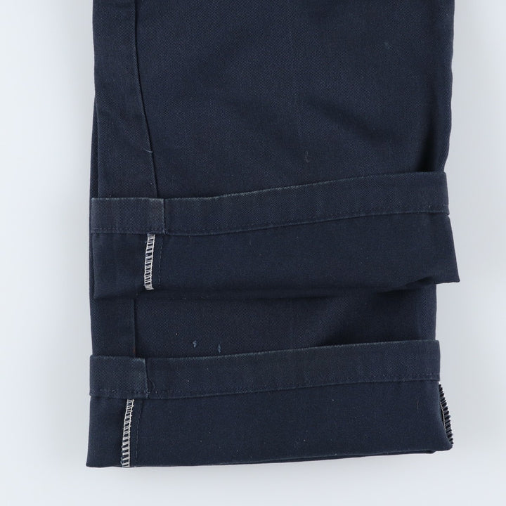 Dickies Loose Fit Double Knee Work Pants Men's W30 equivalent polyester navy blue type Vintage Second Hand