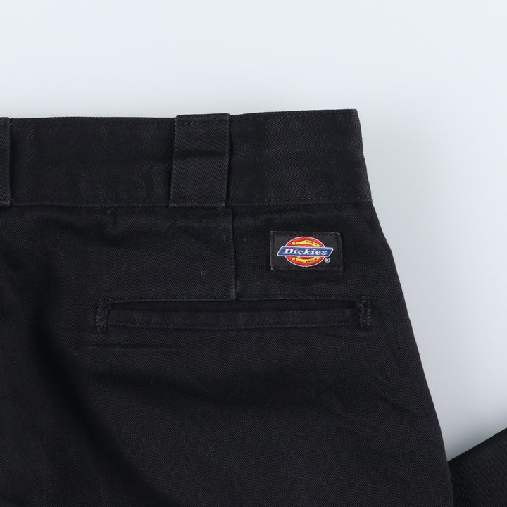 Dickies Work Pants Men's W32 equivalent polyester black type Vintage Second Hand