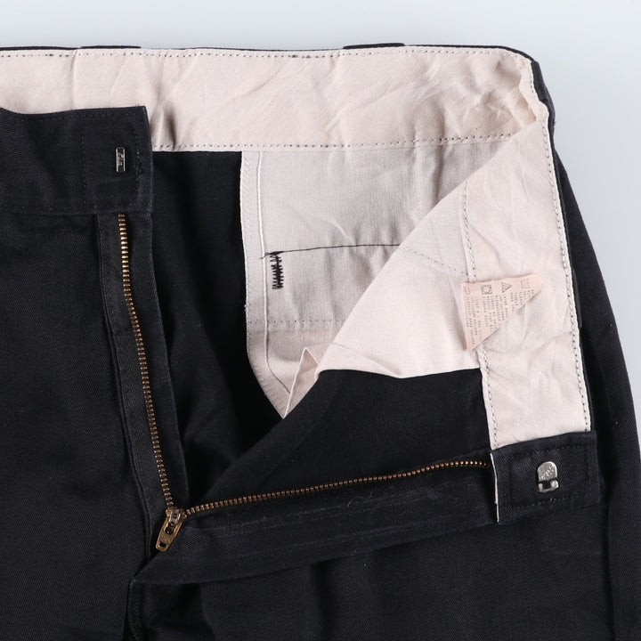 Dickies Work Pants Men's W32 equivalent polyester black type Vintage Second Hand