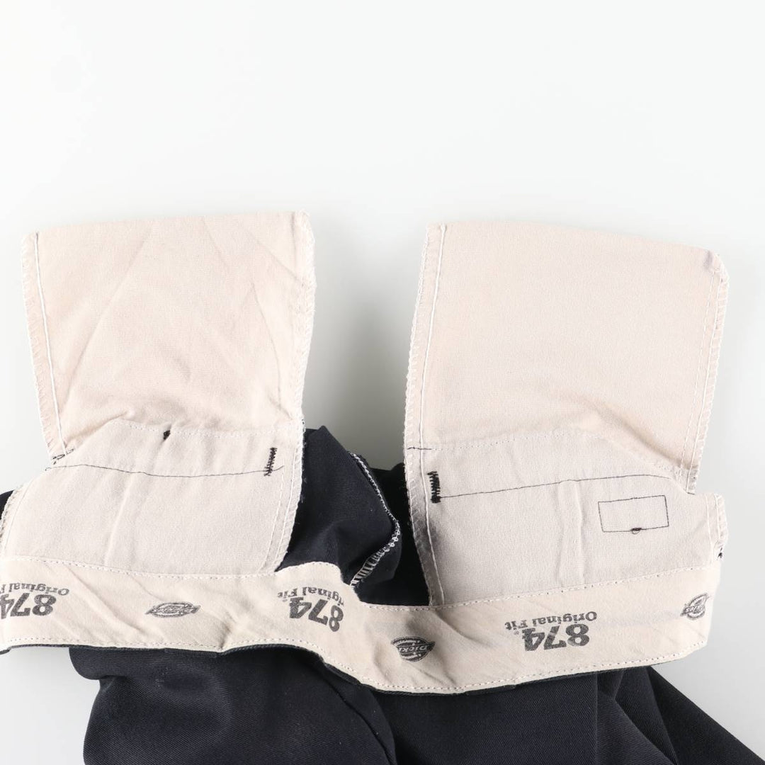 Dickies 874 ORIGINAL FIT Work Pants for Men, Size W36 unclear black type Vintage Second Hand