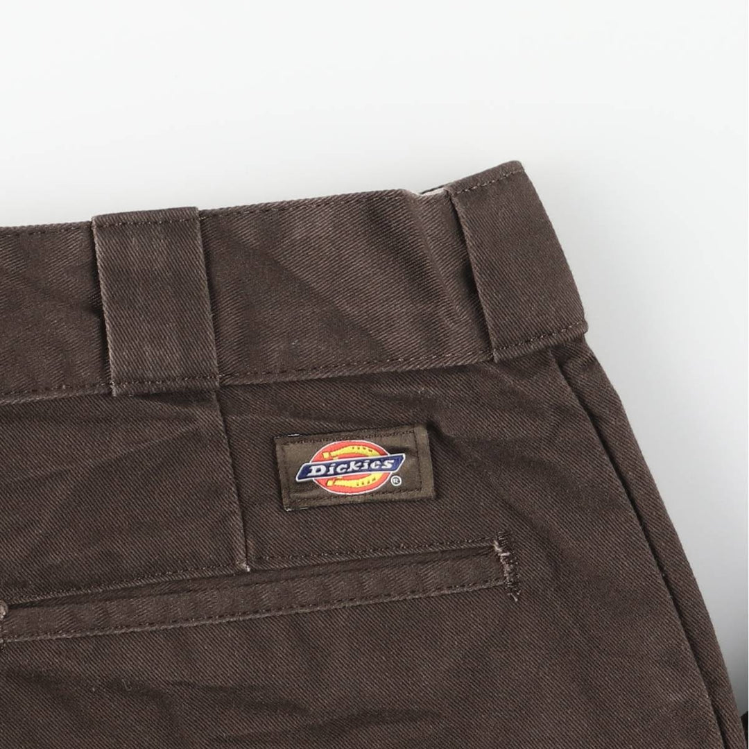 Dickies 874 ORIGINAL FIT Work Pants for Men, W32 equivalent polyester brown type Vintage Second Hand