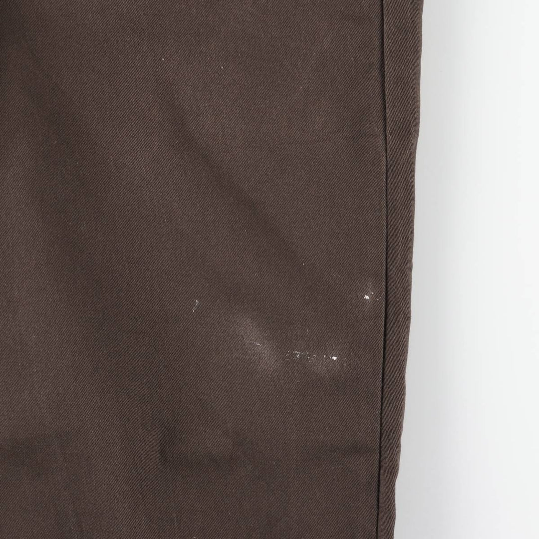 Dickies 874 ORIGINAL FIT Work Pants for Men, W32 equivalent polyester brown type Vintage Second Hand