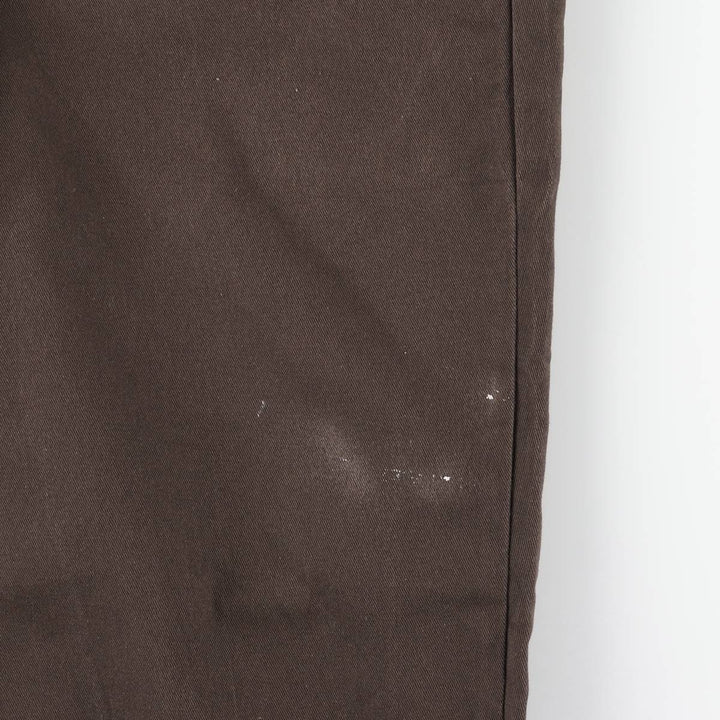 Dickies 874 ORIGINAL FIT Work Pants for Men, W32 equivalent polyester brown type Vintage Second Hand