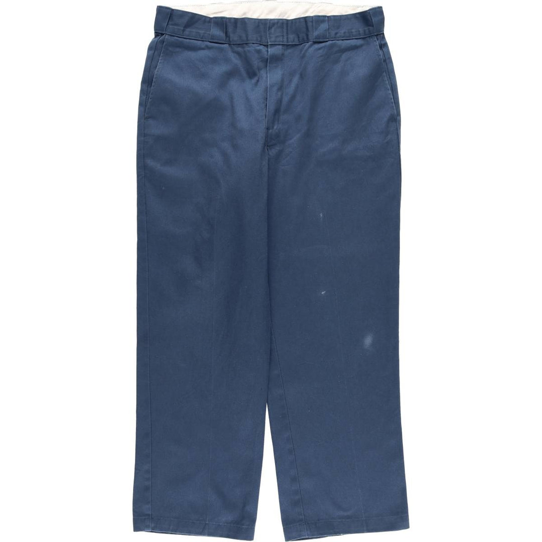 Dickies Work Pants Men's W36 unclear navy blue type Vintage Second Hand