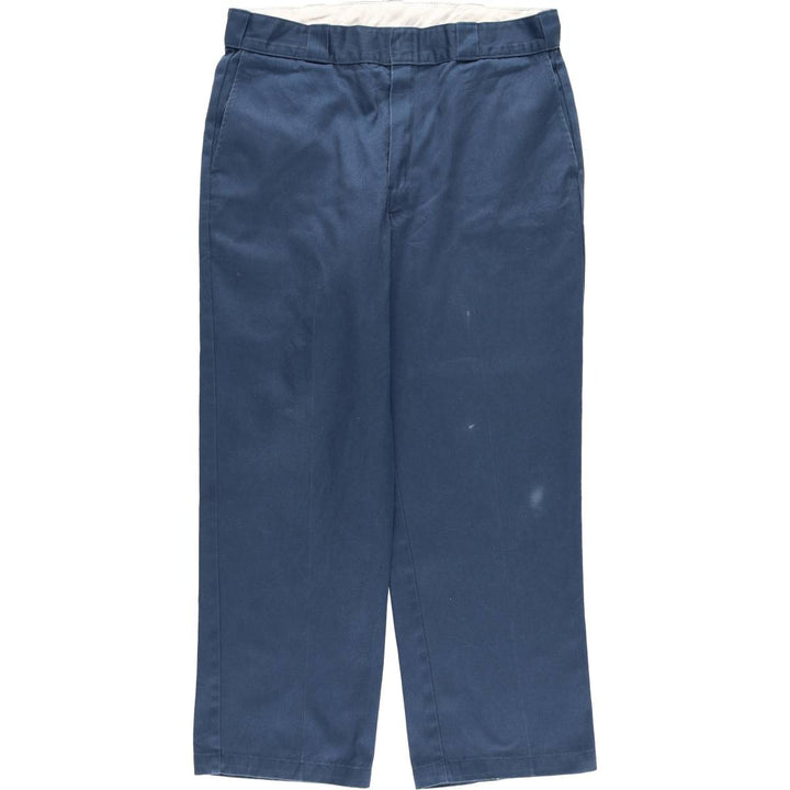 Dickies Work Pants Men's W36 unclear navy blue type Vintage Second Hand