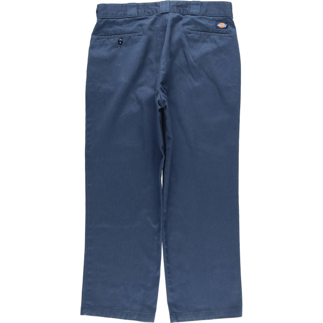 Dickies Work Pants Men's W36 unclear navy blue type Vintage Second Hand
