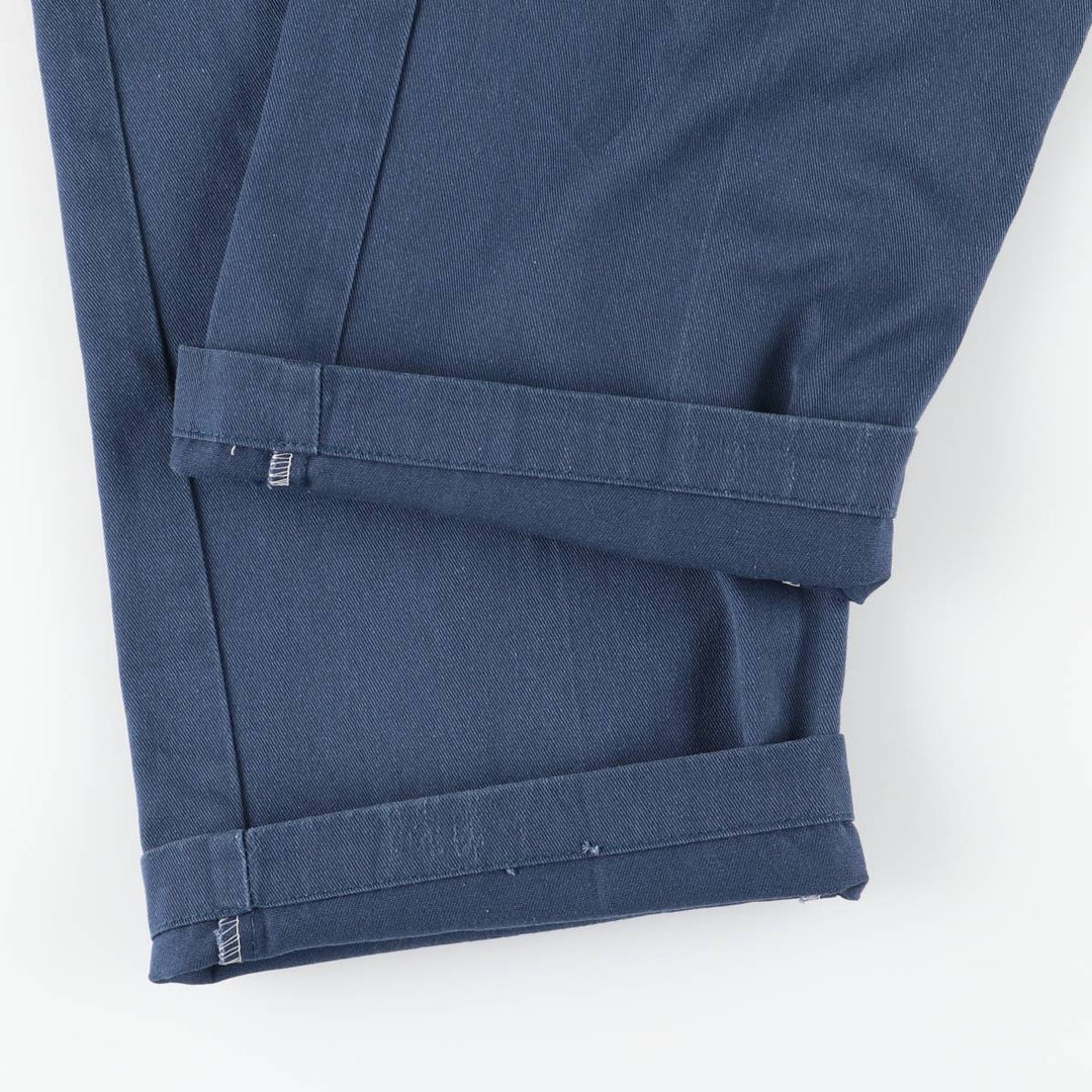 Dickies Work Pants Men's W36 unclear navy blue type Vintage Second Hand