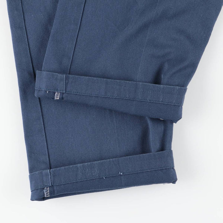 Dickies Work Pants Men's W36 unclear navy blue type Vintage Second Hand