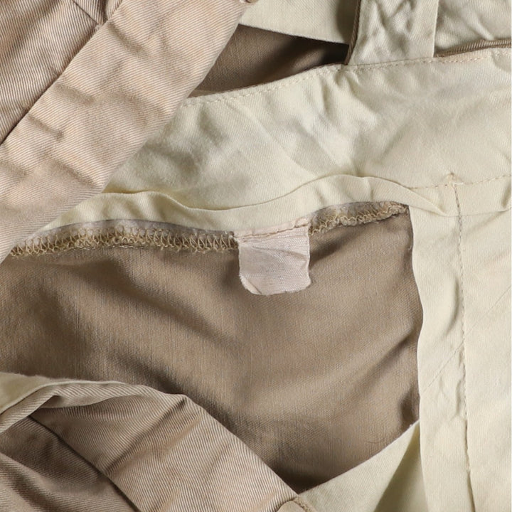 Ralph Lauren POLO by Ralph Lauren Two-pleat Chino Pants for Men, W31 equivalent cotton Beige type Vintage Second Hand
