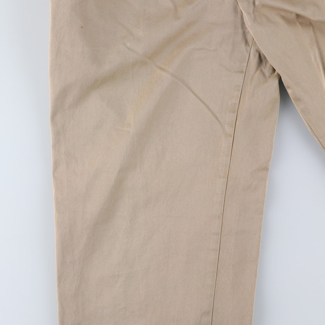 Ralph Lauren POLO by Ralph Lauren Two-pleat Chino Pants for Men, W31 equivalent cotton Beige type Vintage Second Hand