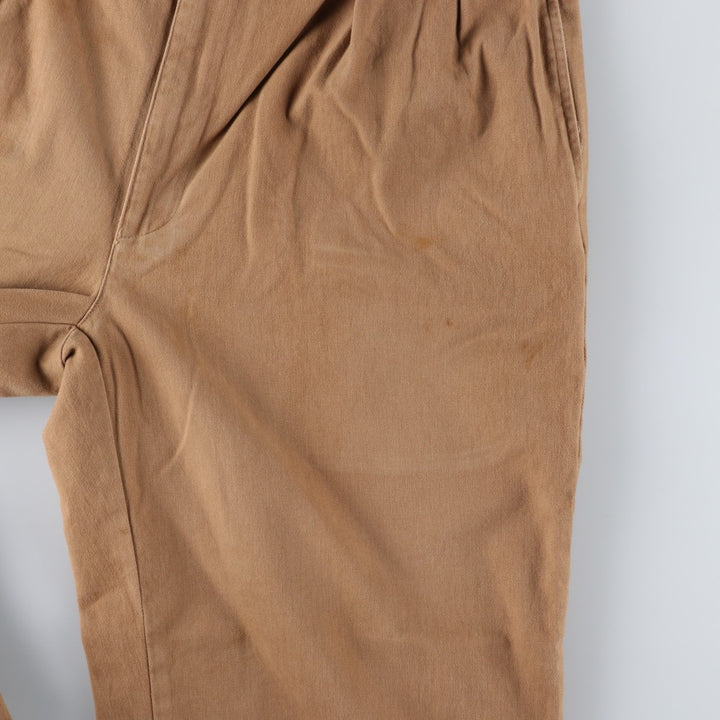 Ralph Lauren Polo Ralph Lauren Two-pleat Chino Pants for Men, W35 cotton Beige type Vintage Second Hand